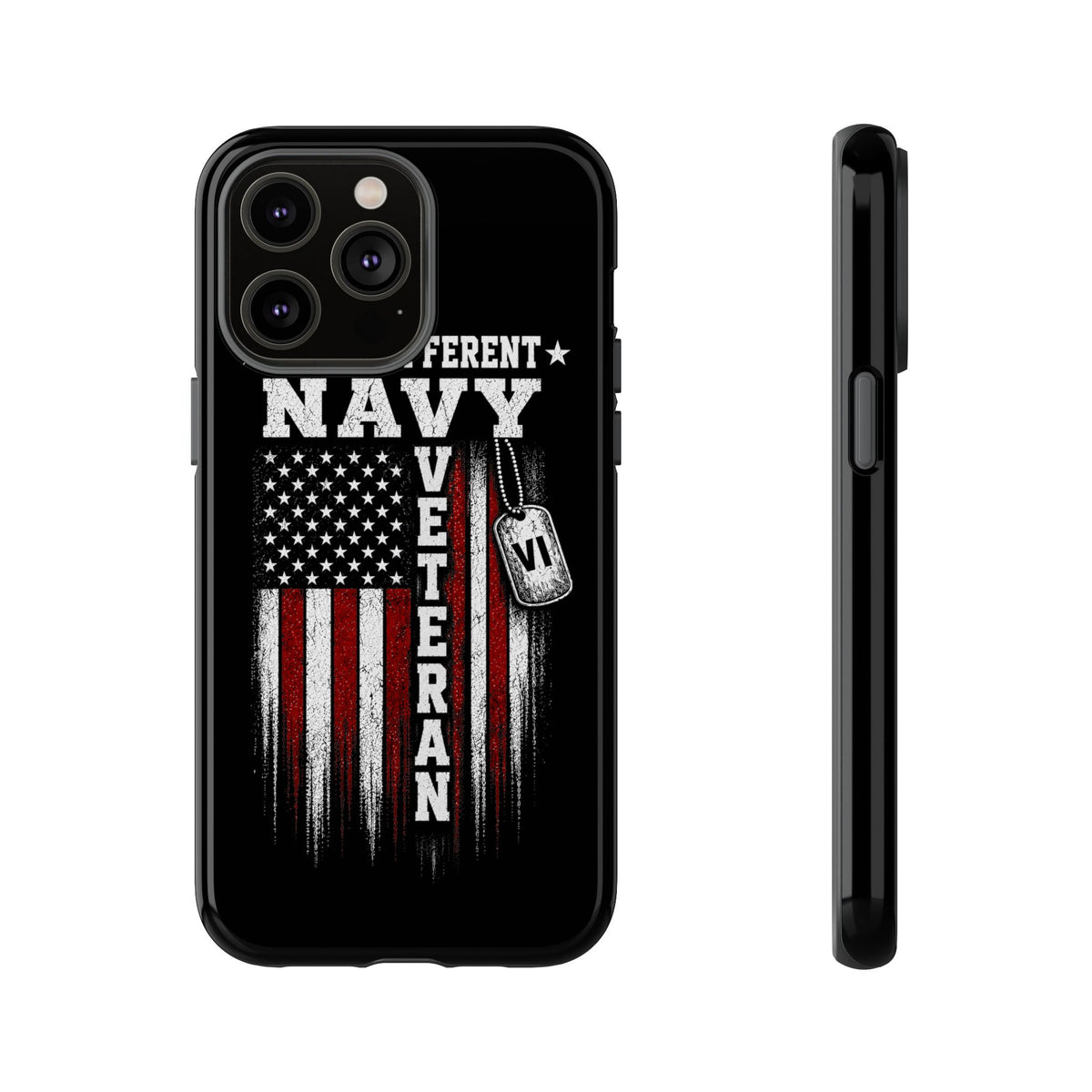 Built Different Navy Veteran Tough Phone Case