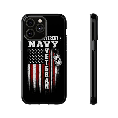 Built Different Navy Veteran Tough Phone Case