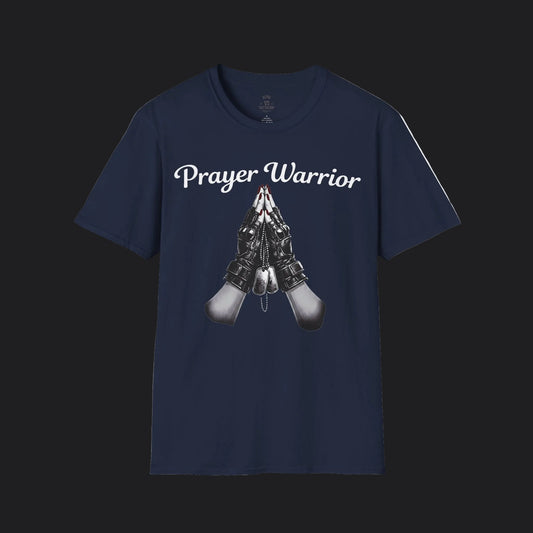 Prayer Warrior Tee Female Tactical Gloves — Women's Christian Faith T-Shirt