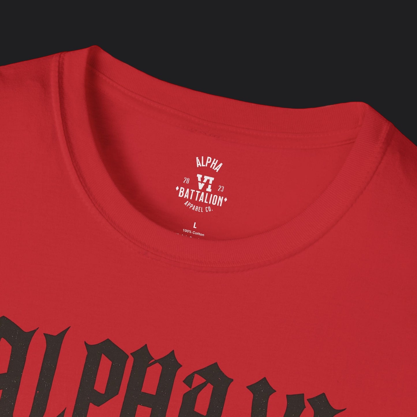 Alpha VI Battalion Crest Tee — Veteran Brand Core Identity T-Shirt v3