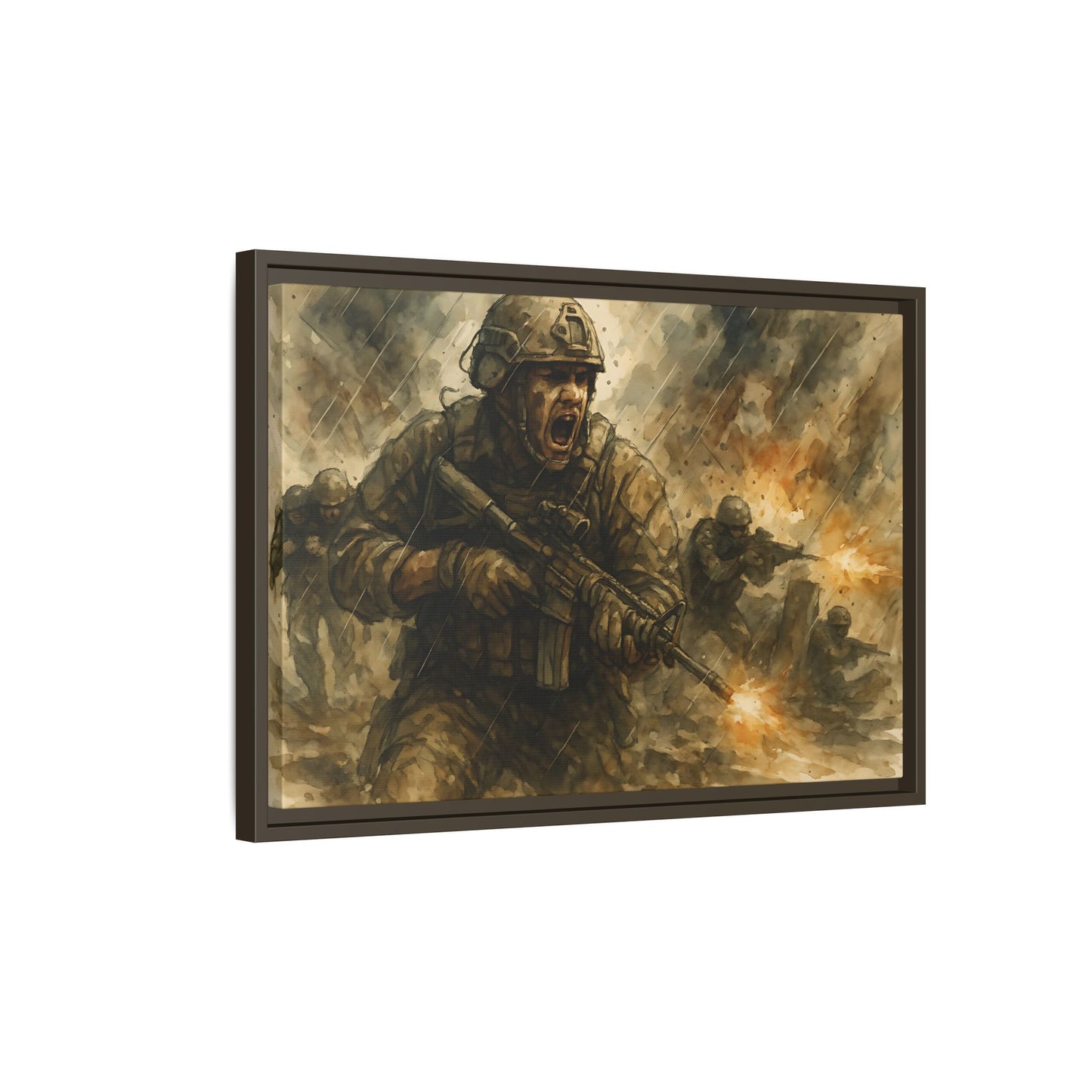 Copy of Matte Canvas, Framed (Multi-color)
