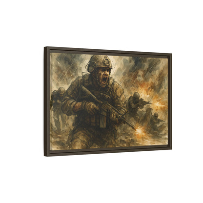 Copy of Matte Canvas, Framed (Multi-color)