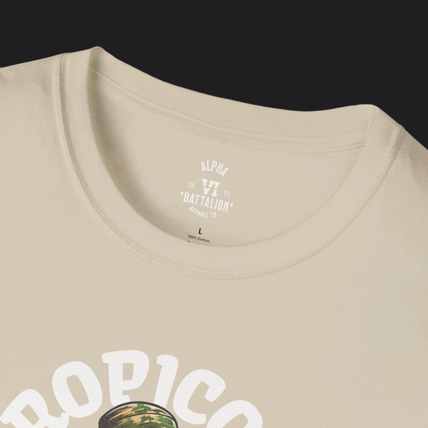 TROPICOOL Tee — Tropical Veteran Military Humor T-Shirt