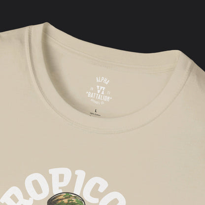 TROPICOOL Tee — Tropical Veteran Military Humor T-Shirt