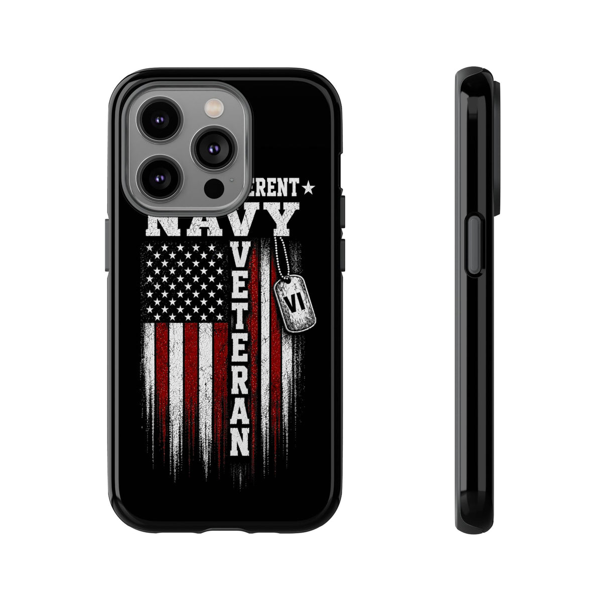Built Different Navy Veteran Tough Phone Case