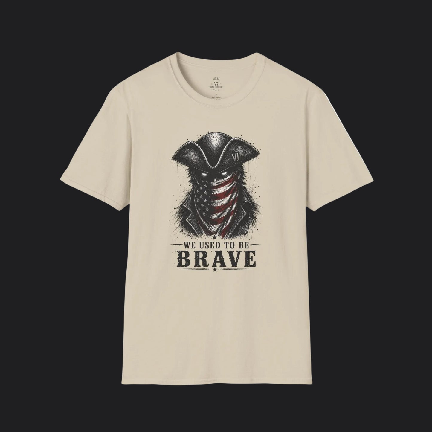 We Used To Be Brave Tee — Patriotic American Statement T-Shirt
