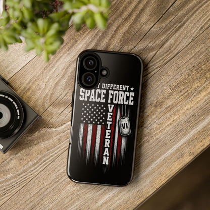 Built Different Space Force Veteran Tough Phone Case