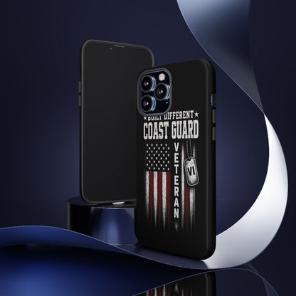Built Different Coast Guard Veteran Tough Phone Case