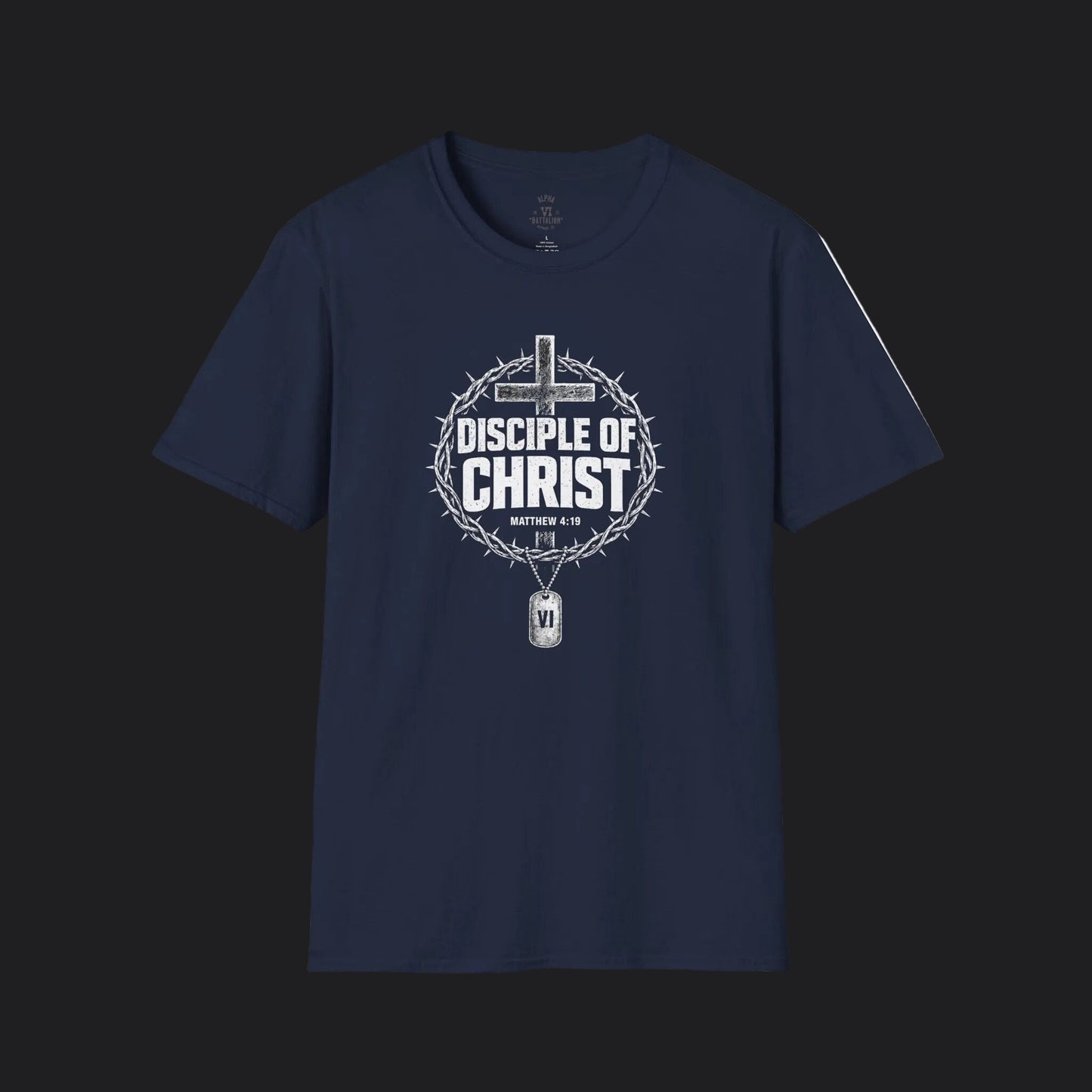 Disciple of Christ Tee — Christian Faith Cross T-Shirt