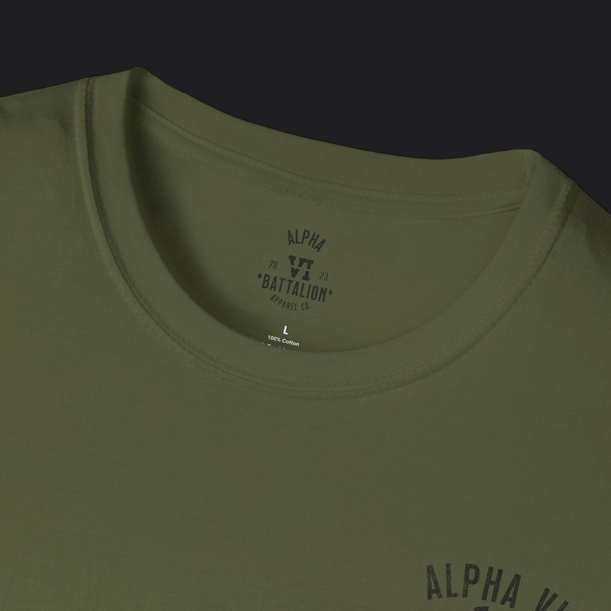VET DAD Always Night Op Ready Tee — Black Text
