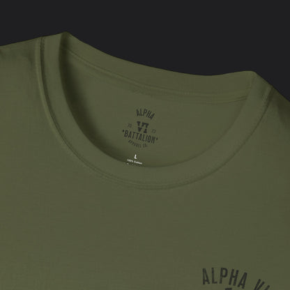 VET DAD Always Night Op Ready Tee — Black Text