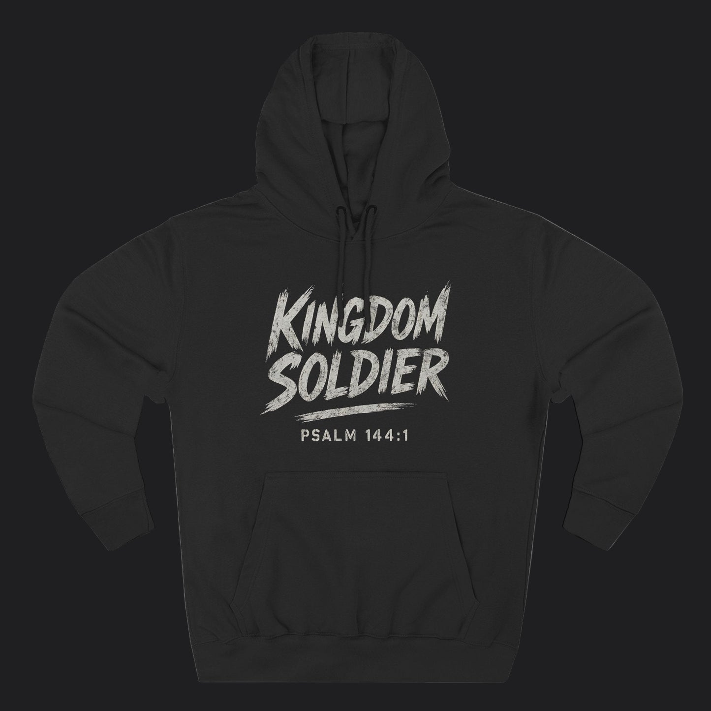 Kingdom Soldier — Psalm 144:1 Hoodie