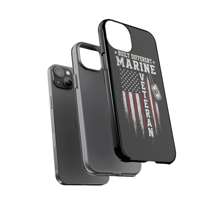 Built Different Marine Veteran Tough Phone Case