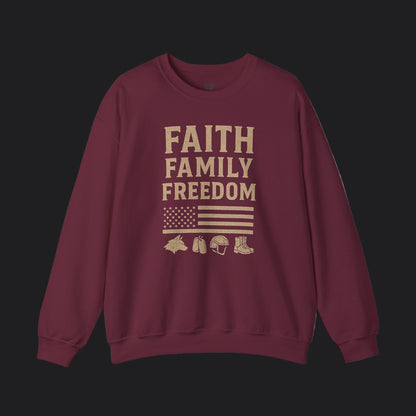 Faith Family Freedom Sweater