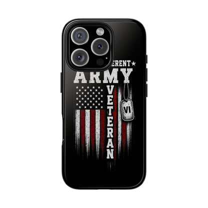 Built Different Army Veteran Tough Phone Case