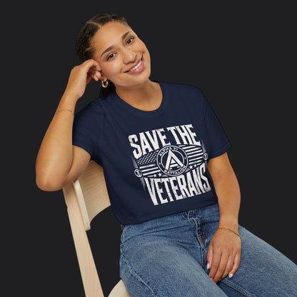 Save the Veterans Tee Standard — Veteran Suicide Prevention T-Shirt