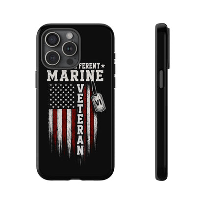 Built Different Marine Veteran Tough Phone Case
