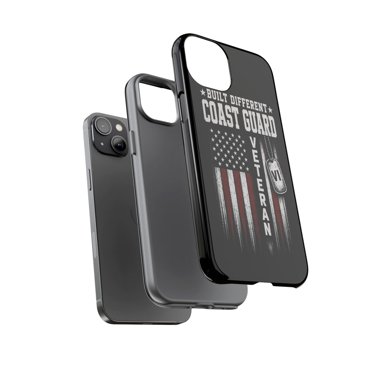 Built Different Coast Guard Veteran Tough Phone Case