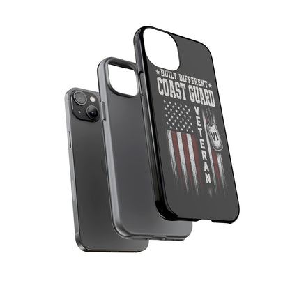 Built Different Coast Guard Veteran Tough Phone Case
