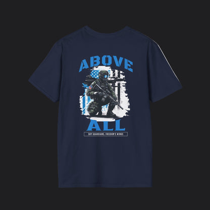 Above All Sky Guardians Freedom's Wings Tee — USAF Veteran T-Shirt