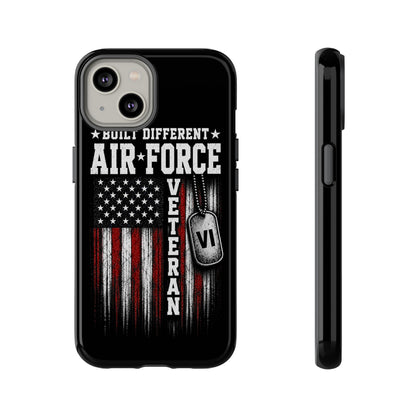 Built Different Air Force Veteran Tough Phone Case