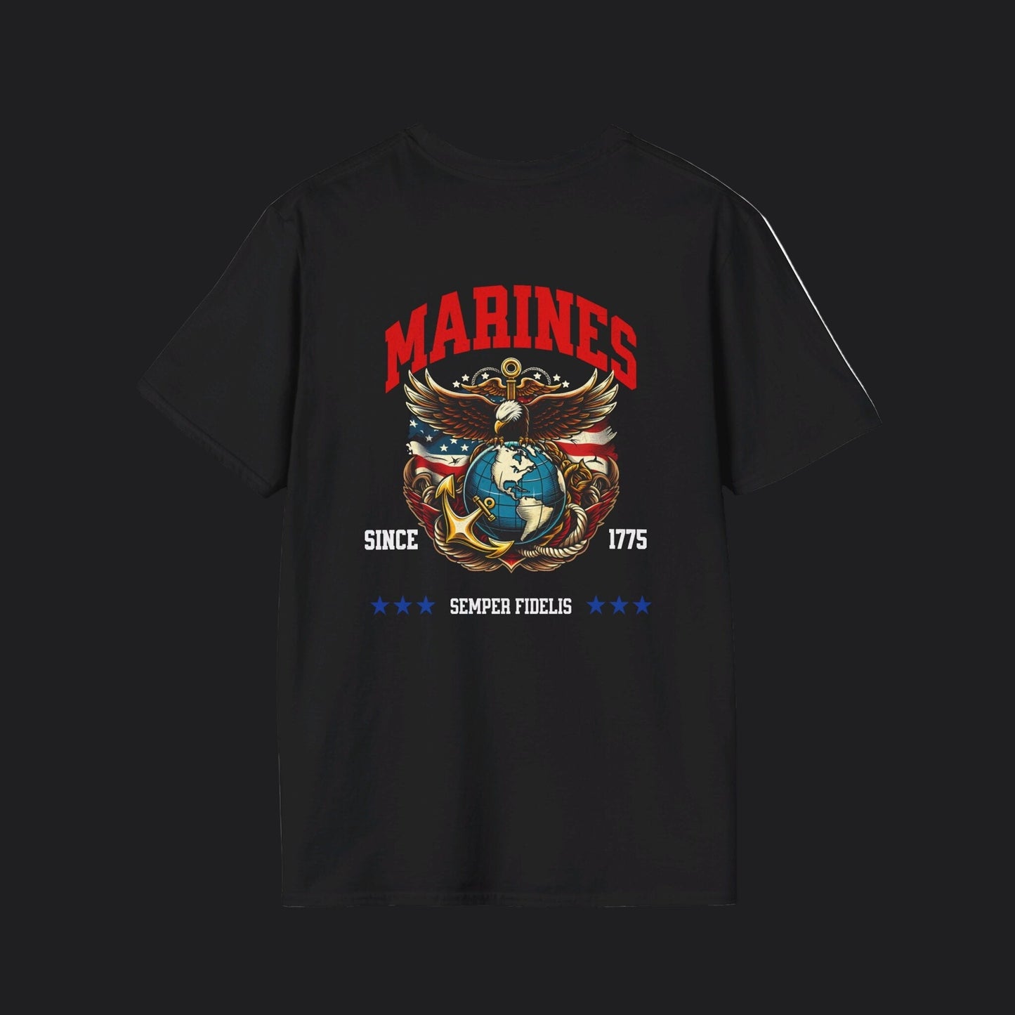 MARINES Semper Fidelis Tee — USMC Marine Corps Veteran T-Shirt