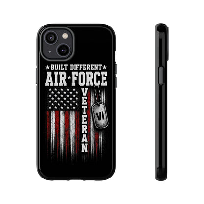 Built Different Air Force Veteran Tough Phone Case