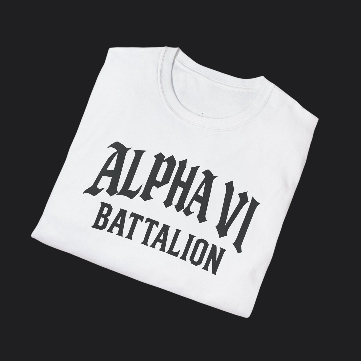 Alpha VI Battalion Crest Tee — Veteran Brand Core Identity T-Shirt v2
