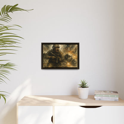 Copy of Matte Canvas, Framed (Multi-color)