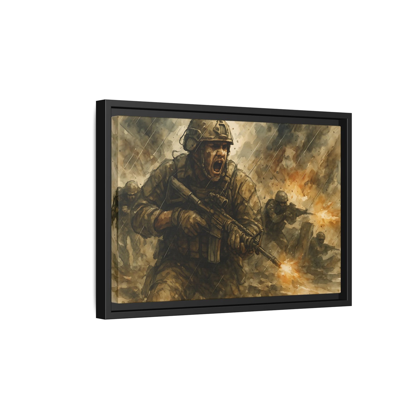 Copy of Matte Canvas, Framed (Multi-color)