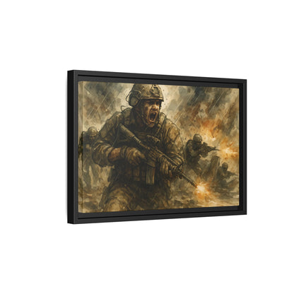 Copy of Matte Canvas, Framed (Multi-color)