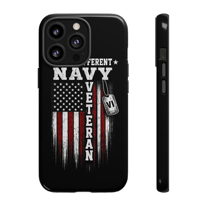 Built Different Navy Veteran Tough Phone Case