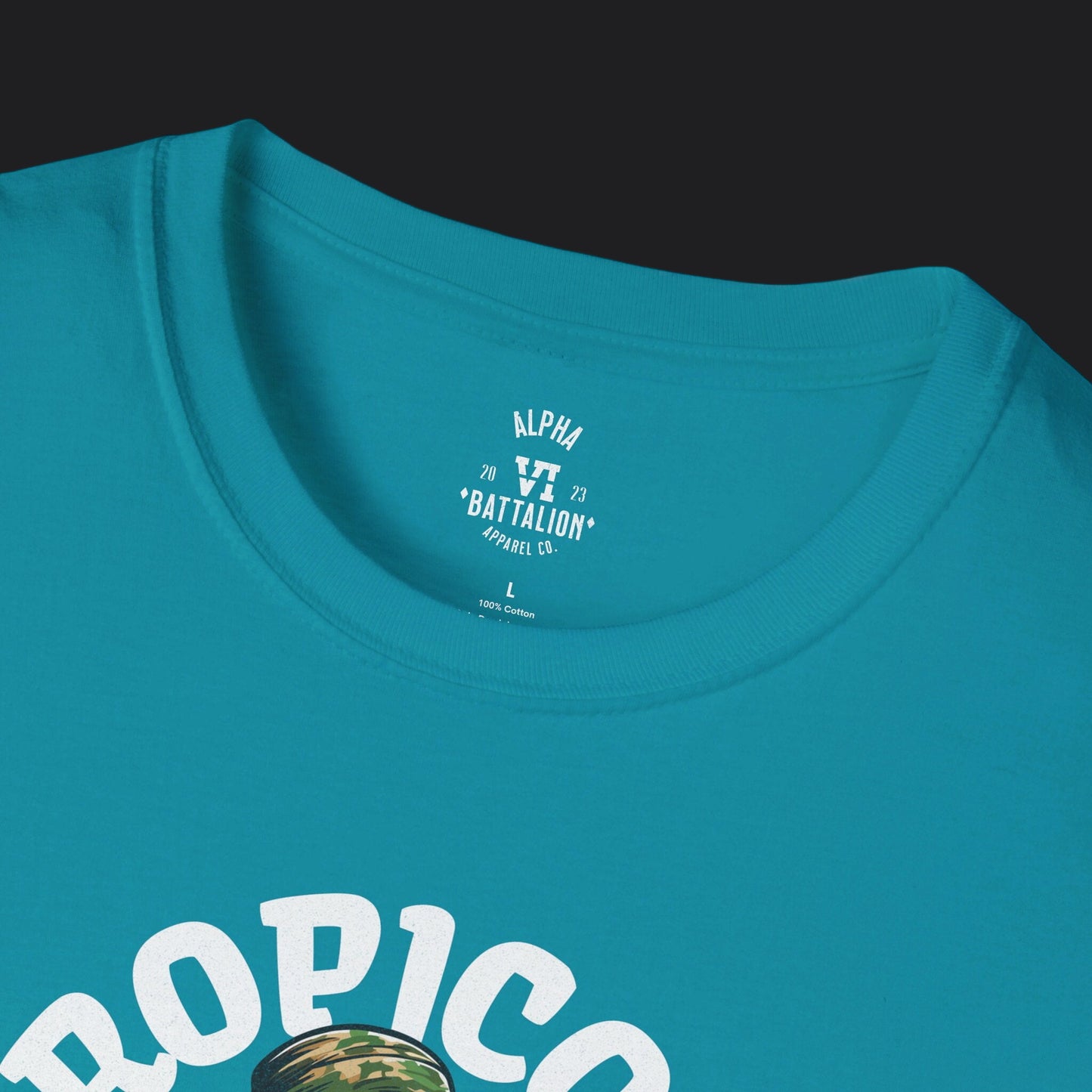 TROPICOOL Tee — Tropical Veteran Military Humor T-Shirt