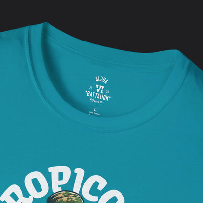 TROPICOOL Tee — Tropical Veteran Military Humor T-Shirt