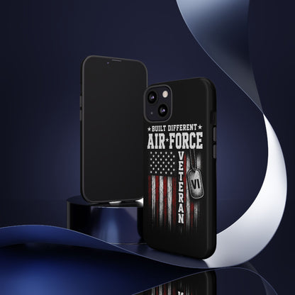 Built Different Air Force Veteran Tough Phone Case