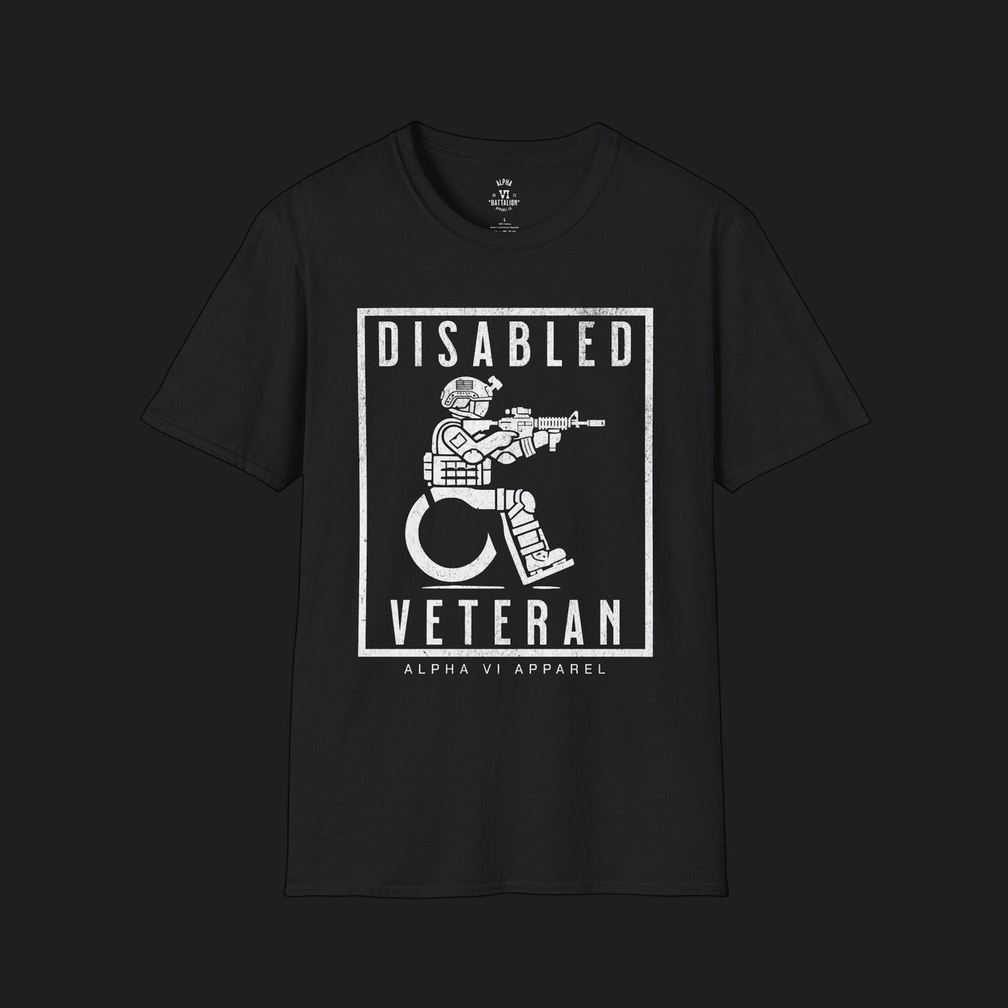 Disabled Vet Tee — Veteran Pride Disability Humor T-Shirt
