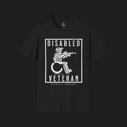 Disabled Vet Tee — Veteran Pride Disability Humor T-Shirt