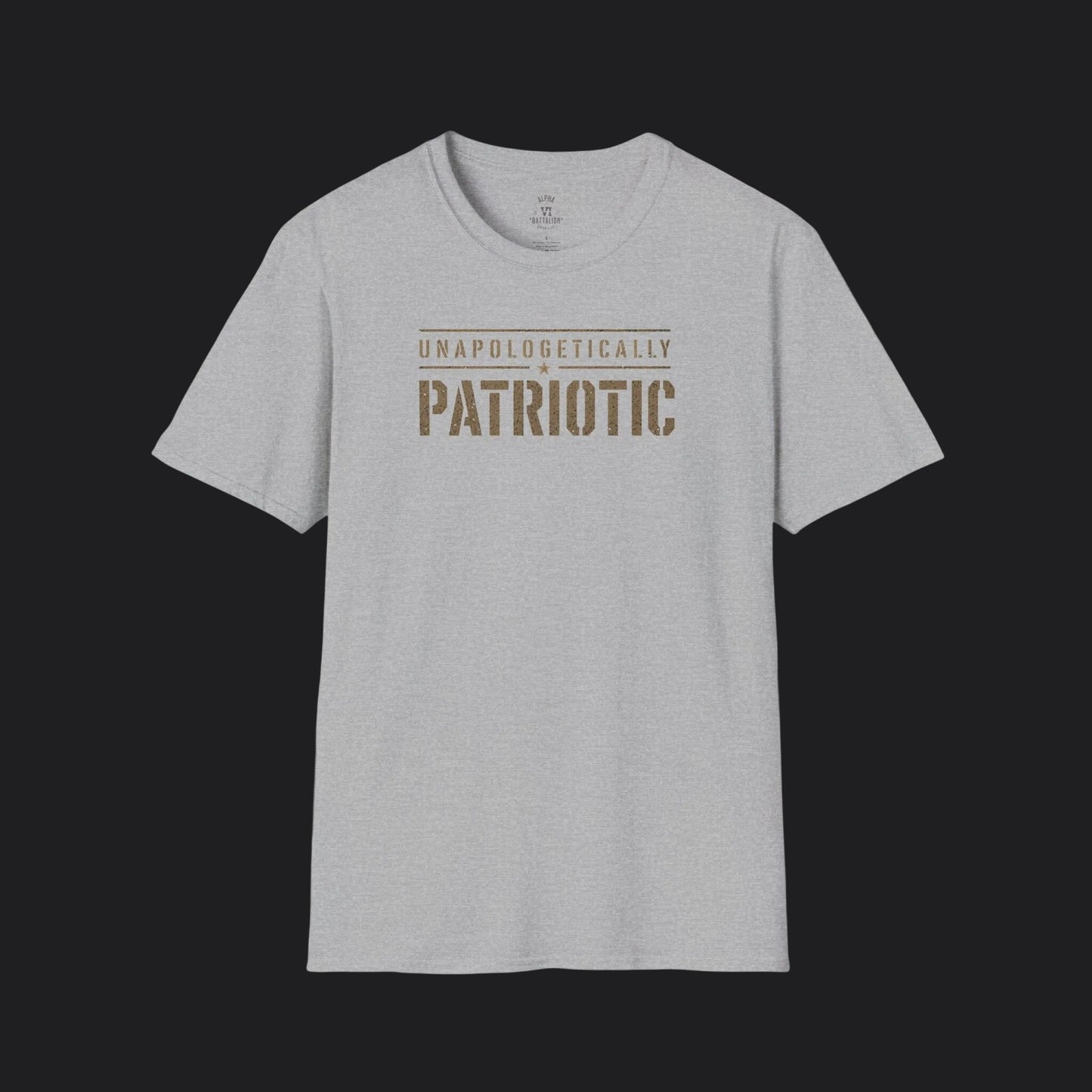 Unapologetically Patriotic Tee — American Pride Veteran T-Shirt