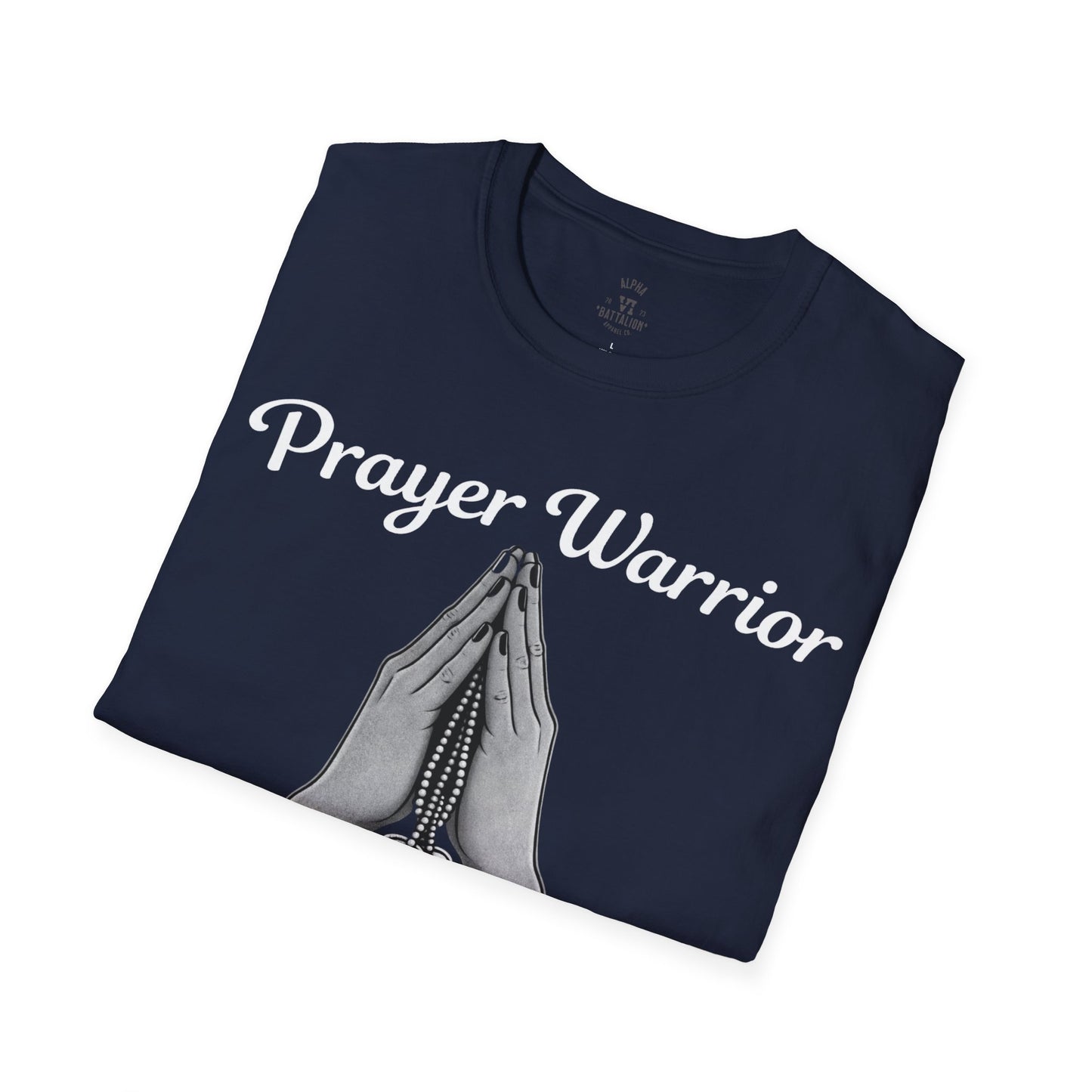 Prayer Warrior Tee Female — Christian Women's Faith Veteran T-Shirt