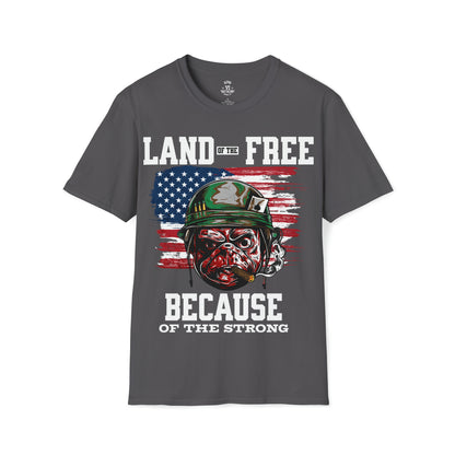 Land of the Free Because of the Strong Tee