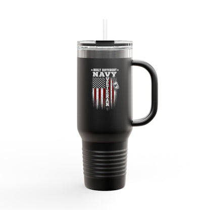 Built Different Navy Veteran 40oz Tumbler