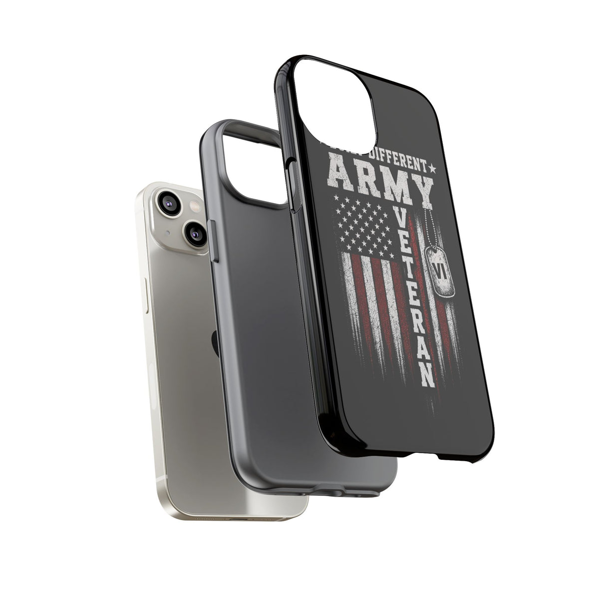 Built Different Army Veteran Tough Phone Case