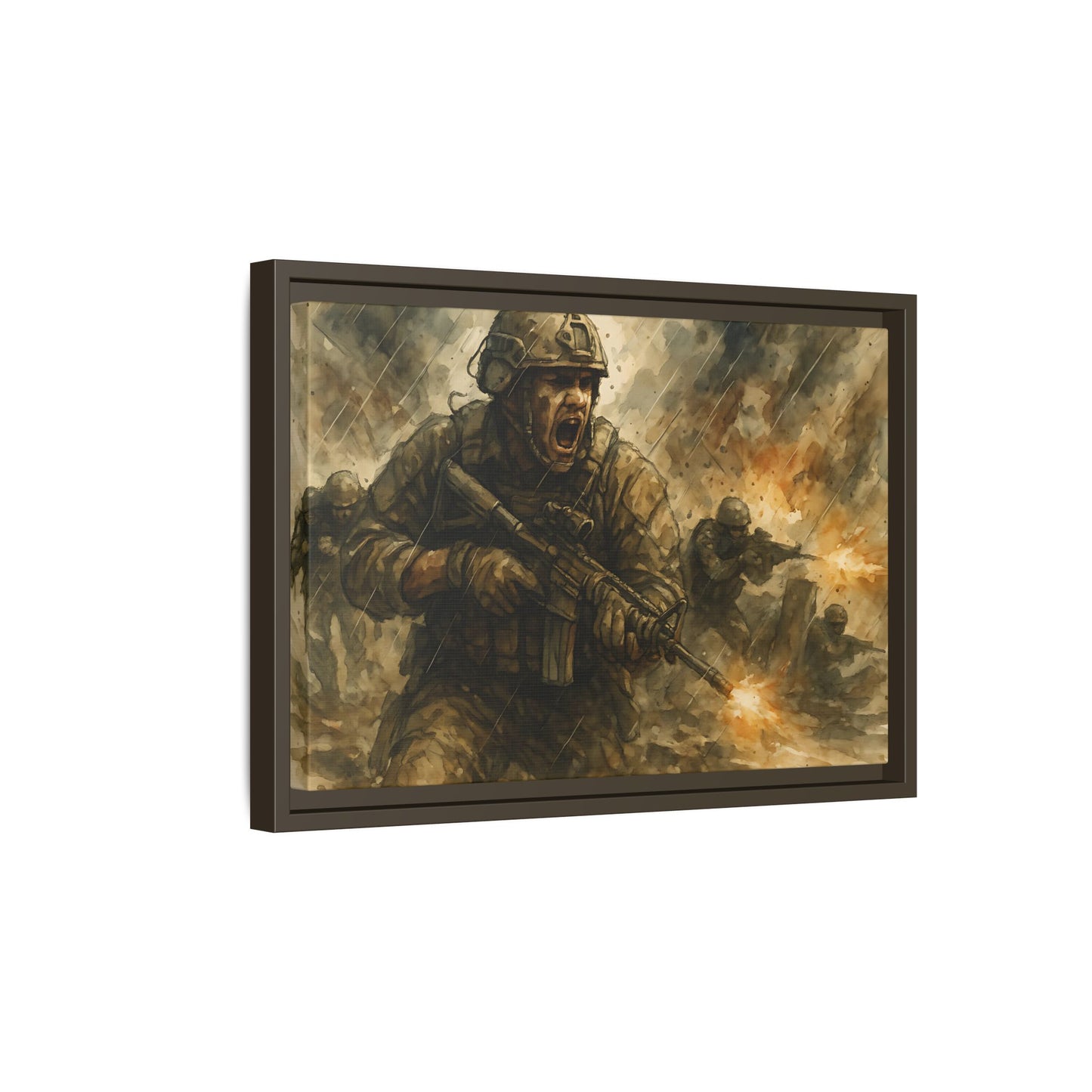 Copy of Matte Canvas, Framed (Multi-color)