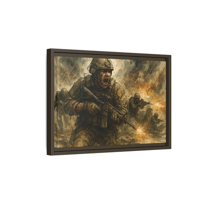Copy of Matte Canvas, Framed (Multi-color)
