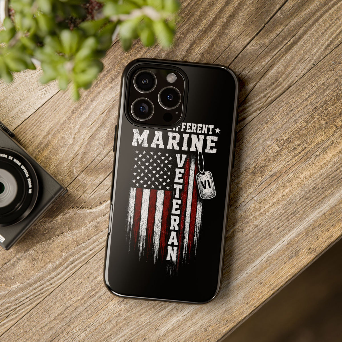 Built Different Marine Veteran Tough Phone Case