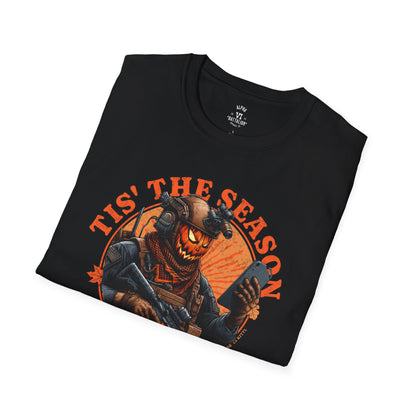 Tis the Season for Haunting Pumpkin Soldier Hunter Tee