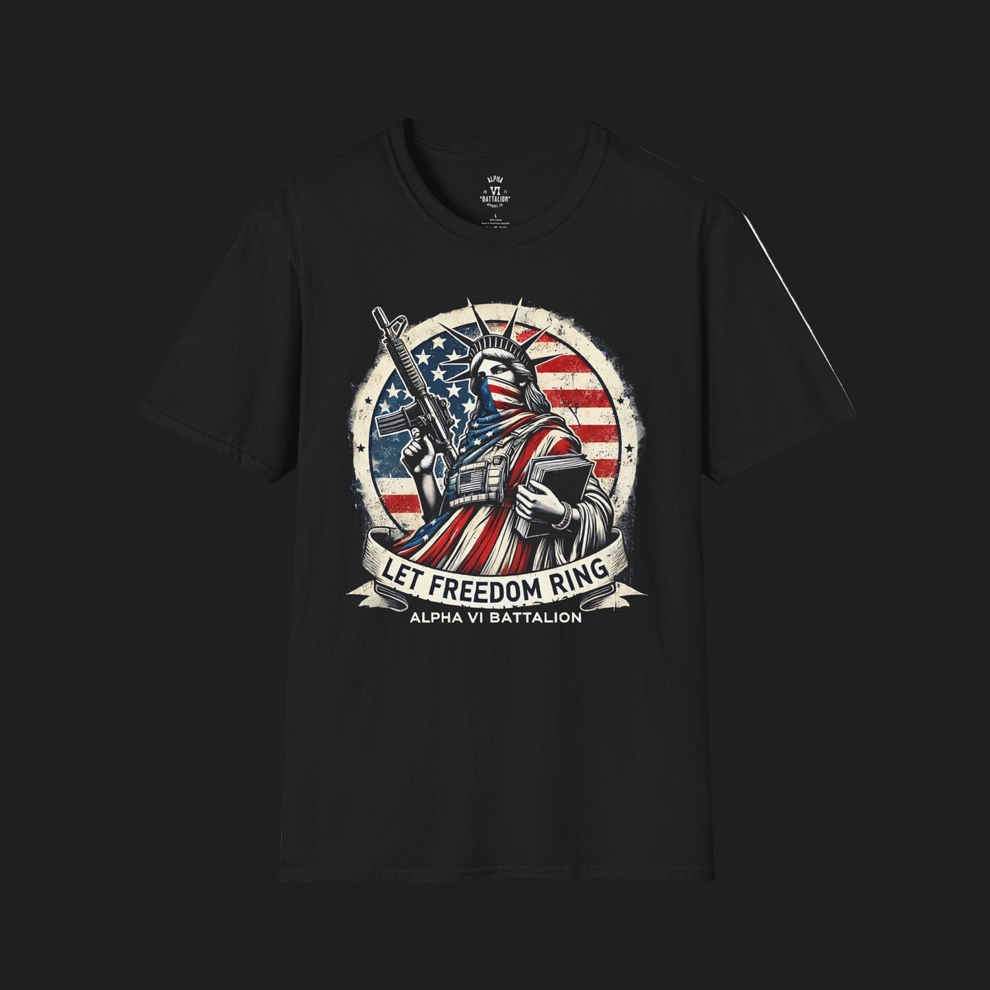 Let Freedom Ring Statue of Liberty Tee — Patriotic American Veteran T-Shirt