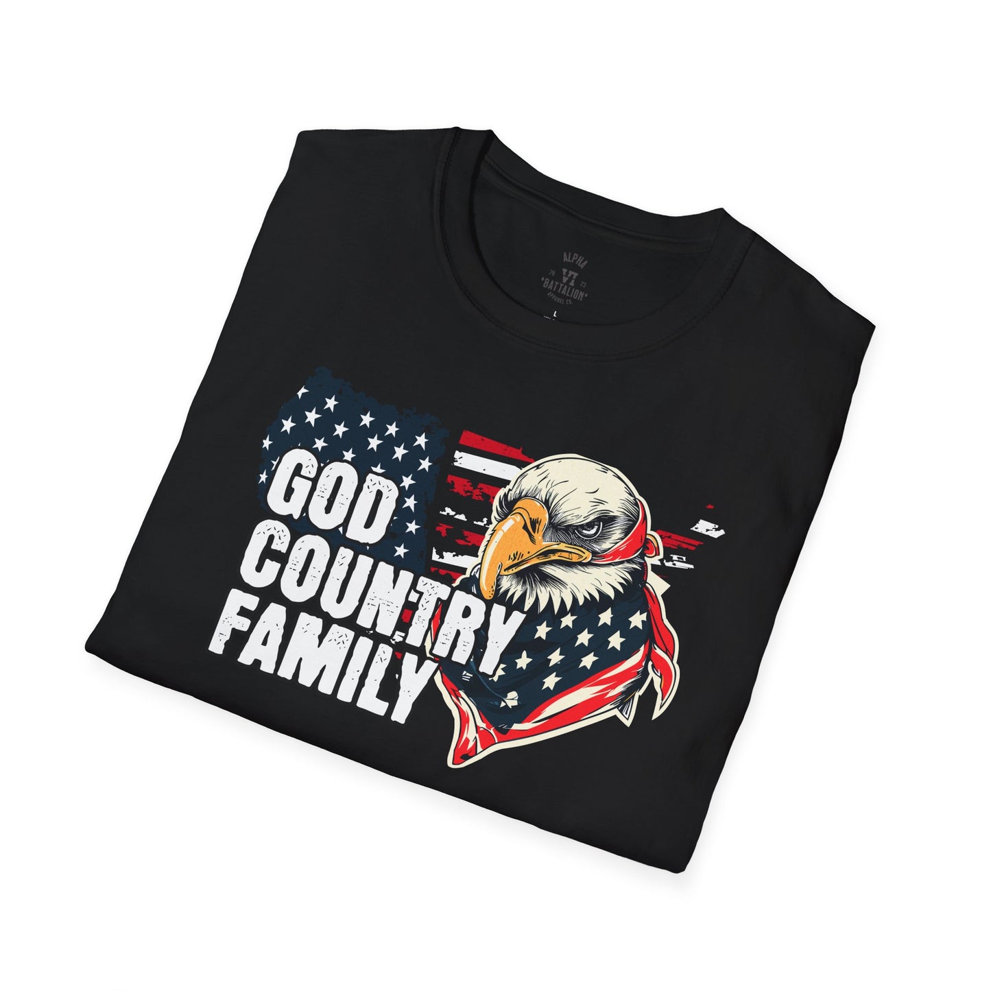 God Bless America Eagle Patriotic Tee