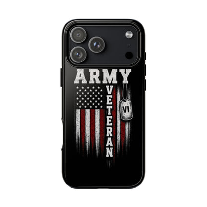 Built Different Army Veteran Tough Phone Case