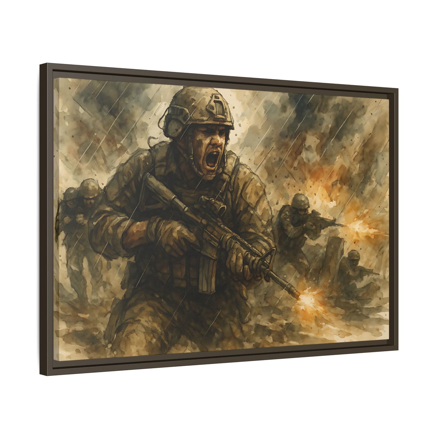 Copy of Matte Canvas, Framed (Multi-color)